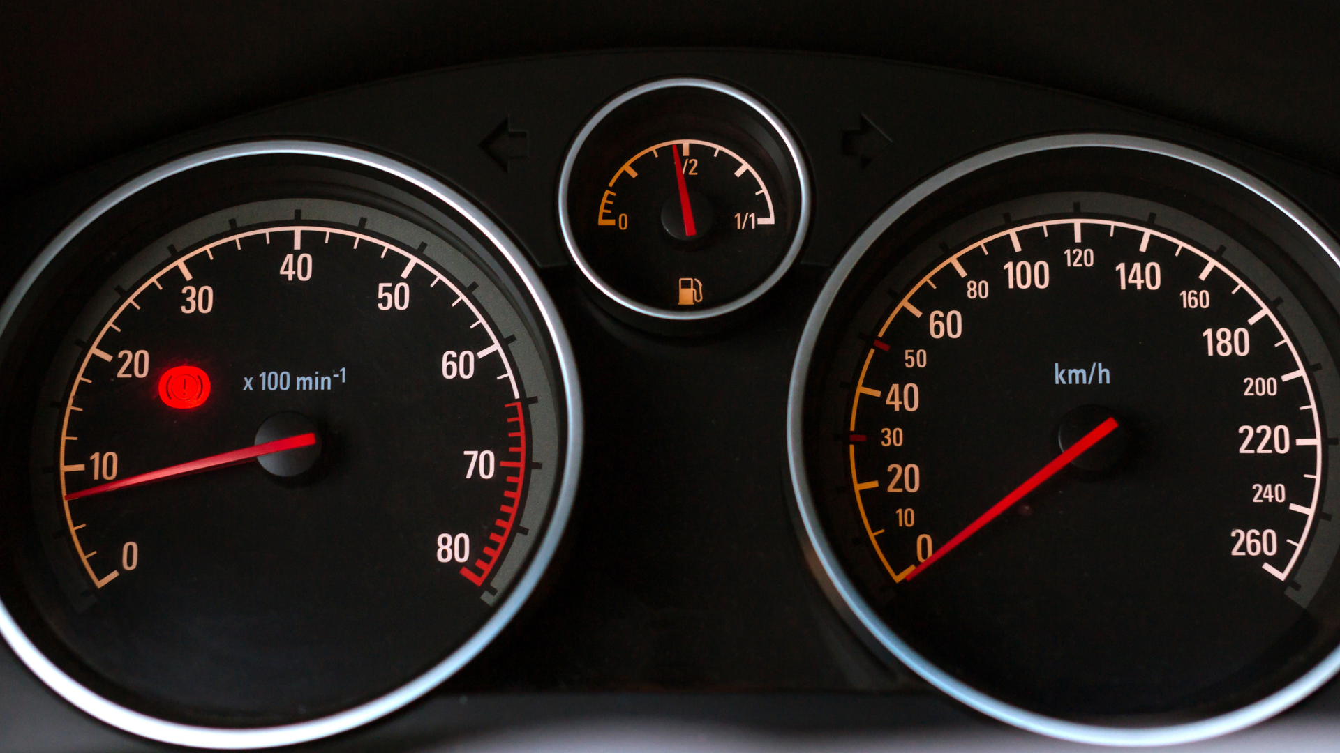 Car dashboard showing speedometer and fuel gauge used to illustrate how to claim VAT on mileage for UK businesses