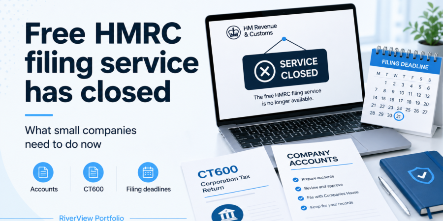 Free HMRC filing service has closed