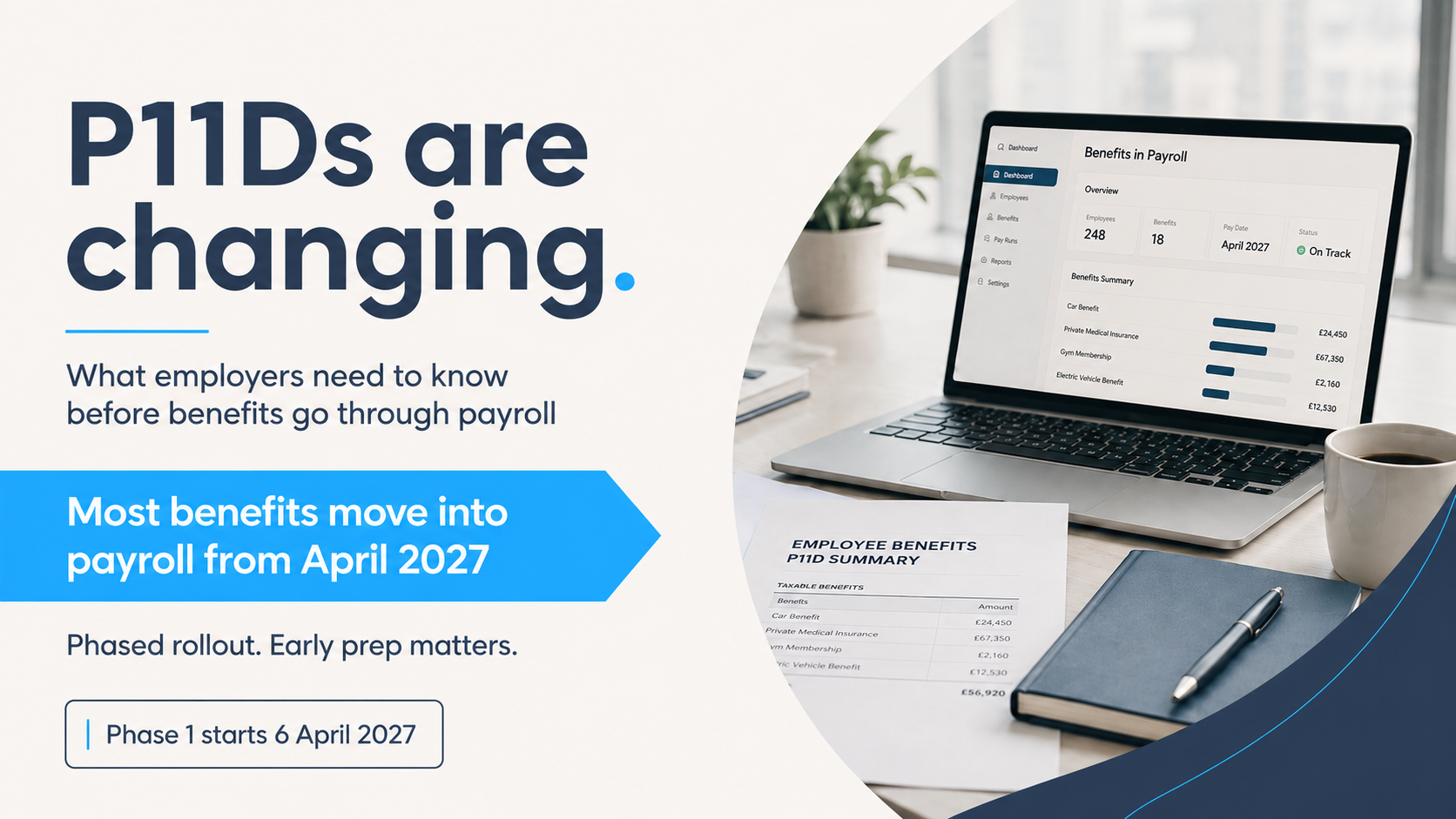 P11Ds are changing with benefits in kind moving into payroll from April 2027.